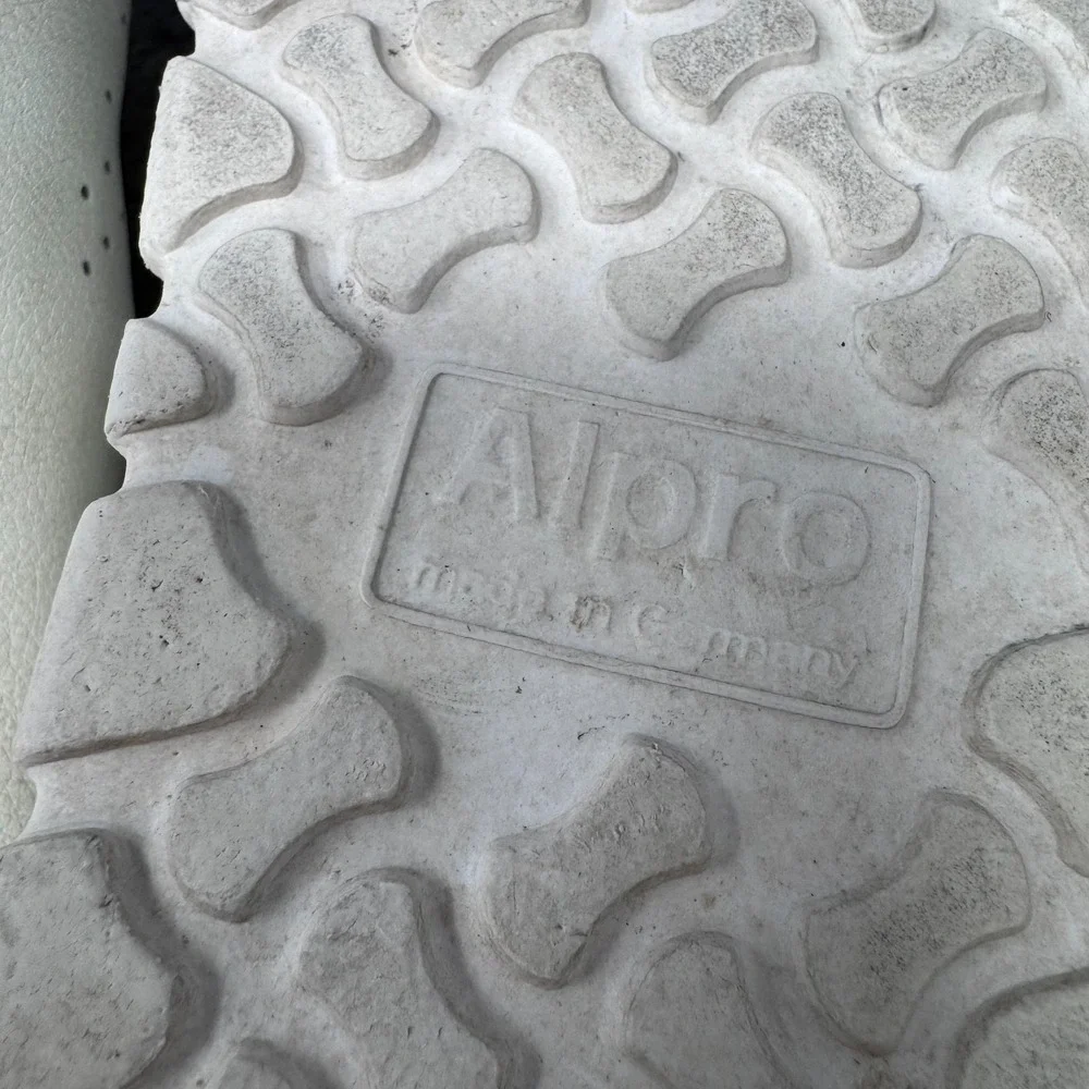 Birkenstock ALPRO White Leather Clogs Shoes Womens Size 38 / 7 Perforated Sling - Picture 11 of 11